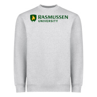 Heather Grey Rasmussen College Heavyweight Sweatshirt - artisFamous