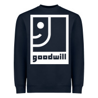 Navy goodwill classic Heavyweight Sweatshirt - artisFamous