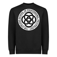 Black The Chicago School of Professional Psychology Heavyweight Sweatshirt - artisFamous