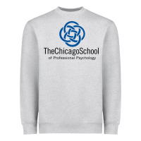 Heather Grey The Chicago School of Professional Psychology Heavyweight Sweatshirt - artisFamous