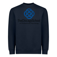 Navy The Chicago School of Professional Psychology Heavyweight Sweatshirt - artisFamous