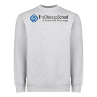 Heather Grey The Chicago School of Professional Psychology Heavyweight Sweatshirt - artisFamous