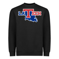 Black louisiana tech athletics Heavyweight Sweatshirt - artisFamous