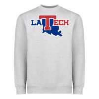Heather Grey louisiana tech athletics Heavyweight Sweatshirt - artisFamous