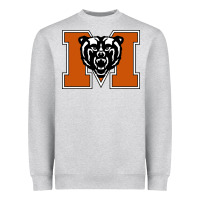 Heather Grey mercer bears Heavyweight Sweatshirt - artisFamous