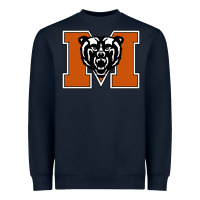 Navy mercer bears Heavyweight Sweatshirt - artisFamous