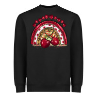 Black cherry rainbow Heavyweight Sweatshirt - BarkalooDesign