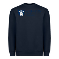 Navy Wheaton College (Illinois) Heavyweight Sweatshirt - artisFamous