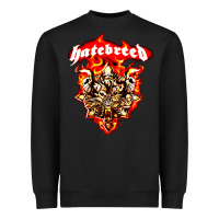 Black hatebreed 3 Heavyweight Sweatshirt - artisFamous
