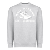 Heather Grey funny mall walking state champions Heavyweight Sweatshirt - artisFamous
