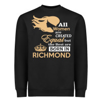 Black women are born in richmond Heavyweight Sweatshirt - artisFamous