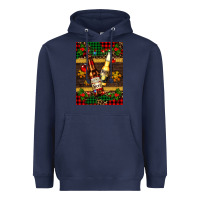 Navy snow and beer bottles Heavyweight Hoodie - AdoDesignShop