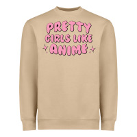 Mushroom Pretty Girls Like Anime Heavyweight Sweatshirt - artisFamous