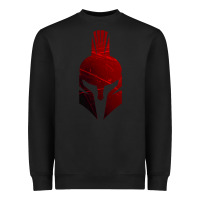 Black Spartan Heavyweight Sweatshirt - artisFamous