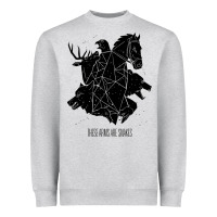 Heather Grey these arms are snakes Heavyweight Sweatshirt - artisFamous