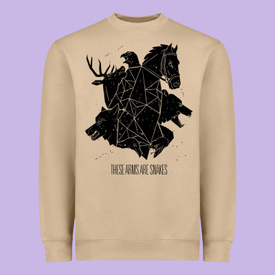 These Arms Are Snakes Heavyweight Sweatshirt Designed By Artisfamous