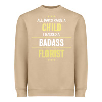 Mushroom i raised a badass florist Heavyweight Sweatshirt - artisFamous