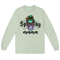 Matcha spooky mama skull Long Sleeve Tee - RanaPortraitStore