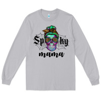 Moon Dust spooky mama skull Long Sleeve Tee - RanaPortraitStore