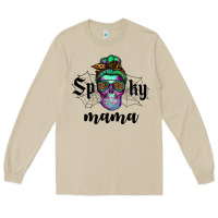 Mushroom spooky mama skull Long Sleeve Tee - RanaPortraitStore