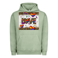 Pigment Oil Green love hearts pride tumbler Urban Hoodie - JahusDesignShop