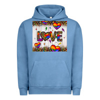 Pigment Pebble Blue love hearts pride tumbler Urban Hoodie - JahusDesignShop
