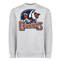 Heather Grey Condors, The Bakersfield Heavyweight Sweatshirt - artisFamous