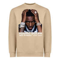 Mushroom Rest in Peace Young Dolph Heavyweight Sweatshirt - artisFamous