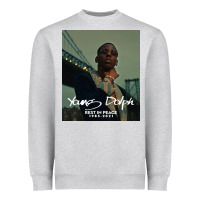 Heather Grey Rest in Peace Young Dolph Heavyweight Sweatshirt - artisFamous