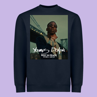 Rest In Peace Young Dolph Heavyweight Sweatshirt Designed By Artisfamous
