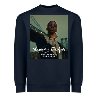 Navy Rest in Peace Young Dolph Heavyweight Sweatshirt - artisFamous