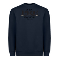 Navy Rest in Peace Young Dolph Heavyweight Sweatshirt - artisFamous