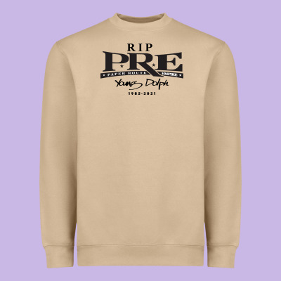 Rest In Peace Young Dolph Heavyweight Sweatshirt Designed By Artisfamous