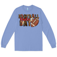 Colony Blue football kinda day Long Sleeve Tee - FaDigitalArtStudio