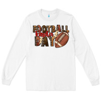 White football kinda day Long Sleeve Tee - FaDigitalArtStudio