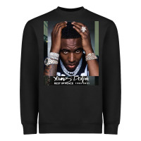 Black Rest in Peace Young Dolph Heavyweight Sweatshirt - artisFamous