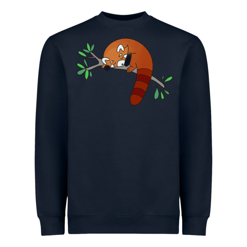 Red Panda Sleeping Heavyweight Sweatshirt by artisFamous | Teevron