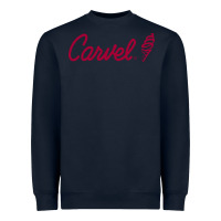 Navy Carvel (Ice Cream) Cafe Heavyweight Sweatshirt - artisFamous