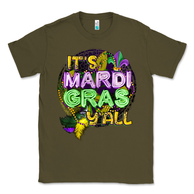 Its Mardi Gras Yall Classic Tee by CowGirlArtShop | Teevron