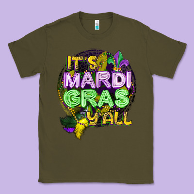 Its Mardi Gras Yall Classic Tee Designed By Cowgirlartshop