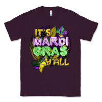 Plum its mardi gras yall Classic Tee - CowGirlArtShop