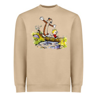 Mushroom calvin and hobbes bill watterson Heavyweight Sweatshirt - artisFamous