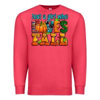 Cardinal just a girl who loves fall Premium Sweatshirt - AdoDesignShop