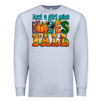 Just A Girl Who Loves Fall Premium Sweatshirt | Teevron