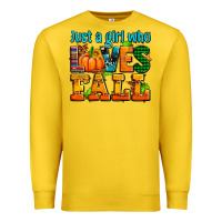 Lemon just a girl who loves fall Premium Sweatshirt - AdoDesignShop