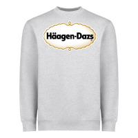 Heather Grey häagen dazs Cafe and Resto Heavyweight Sweatshirt - artisFamous