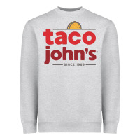 Heather Grey Taco John's Resto Heavyweight Sweatshirt - artisFamous
