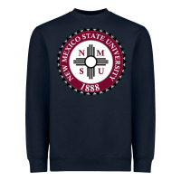 Navy nmsu seal Heavyweight Sweatshirt - artisFamous