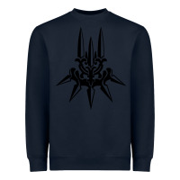 Navy yorha white insignia Heavyweight Sweatshirt - artisFamous