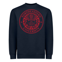 Navy northeastern university Heavyweight Sweatshirt - artisFamous